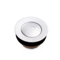 Push-down pop-up sink tub drain stopper