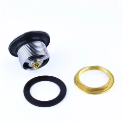 Push-down pop-up sink tub drain stopper