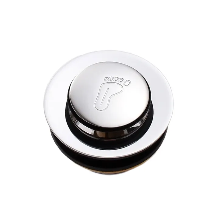 Push-down pop-up sink putki