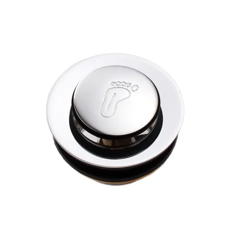 Push-down pop-up sink putki