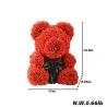 Día de San ValentínOso de rosa - oso hecho de rosas de infinito - 40 cm