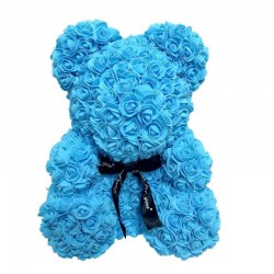 Ruusukarhu - karhu, joka on valmistettu äärettömistä ruusuista - 40 cm