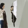 Autocollant mural en forme de plume acrylique