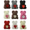 Infinity ruusukukkainen teddy karhu sydämellä 40 cm