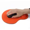 Wrist protect optical trackball mouse pad mat