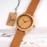 RelojesBanda de cuero bamboo Cuarzo parejas relojes