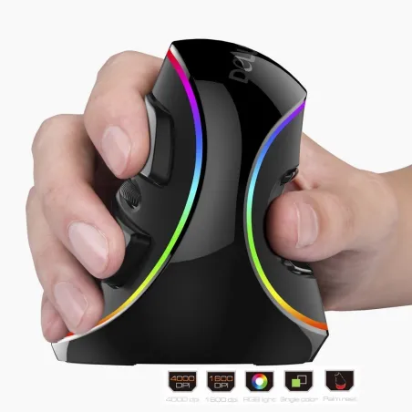 M618 Plus ergonomico verticale gioco ottico cablato mouse 6 pulsanti 4000 DPI