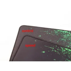Locking edge gaming mouse pad