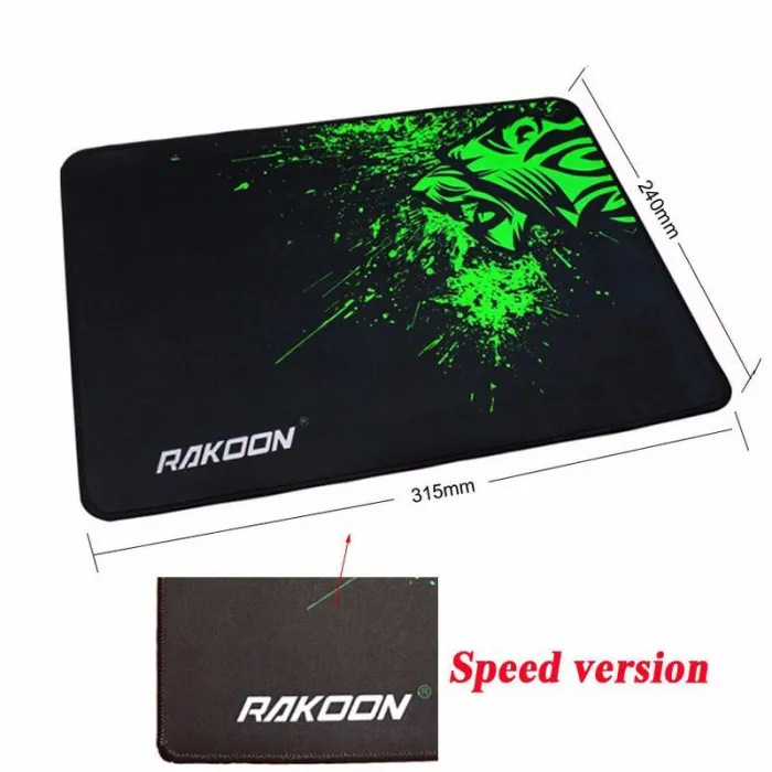Locking edge gaming mouse pad