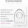 Travel Capsule andas bär ryggsäck för hund & katt - husdjur