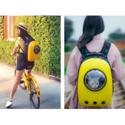 Travel Capsule andas bär ryggsäck för hund & katt - husdjur