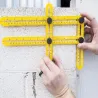 Herramientas manualesRegulador plegable de medición multiángulo