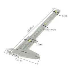 Muovikaliiperi 150 mm