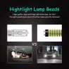 H3DC 12V H3 bombilla LED niebla coche luz 2 piezas