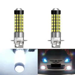 H3DC 12V H3 bombilla LED niebla coche luz 2 piezas