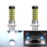 DC 12V H3 LED-lampa dimma kör bil ljus 2 st