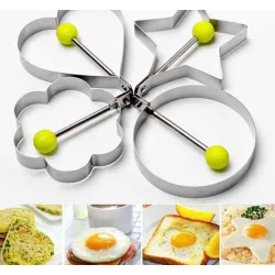 Molde de aço inoxidável para fritar ovos e panquecas