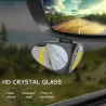 Estilo2 en 1 izquierda & derecha 360 vuelta ajustable coche retrovisor