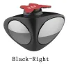 Estilo2 en 1 izquierda & derecha 360 vuelta ajustable coche retrovisor