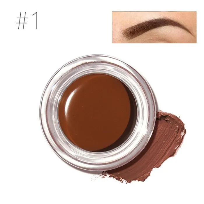Waterproof gel eyebrow henna with brush