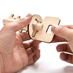 EducativoRompecabezas de madera juguete clave