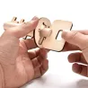 Wooden puzzle key toy