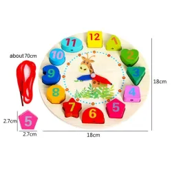 Puupallokello 12 numerolla - lelu
