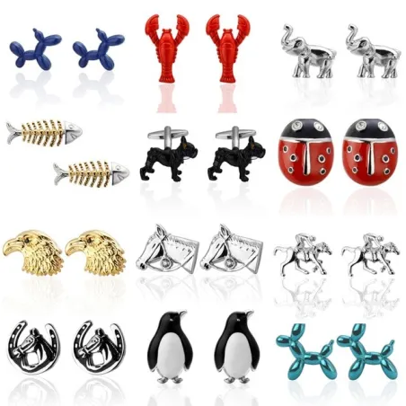 Cufflinks de design animal