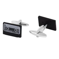 Retro cassette tape cufflinks