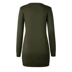 VestidosVestido cálido mini con manga larga
