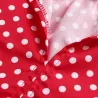 Mini polka dot dress with long sleeve