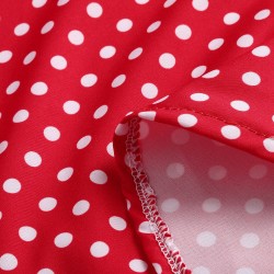 Mini polka dot dress with long sleeveJurken