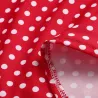 Mini polka dot Kleid mit langen Ärmel