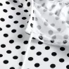 VestidosMini vestido de lunar con manga larga