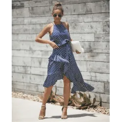 Mode Polka Dot Kleid