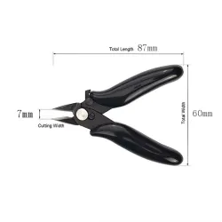 3,5 tums diagonala pliers mini trådskärare rostfritt stål