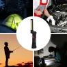 Herramientas de supervivenciaantorcha LED COB - recargable USB - con gancho colgante