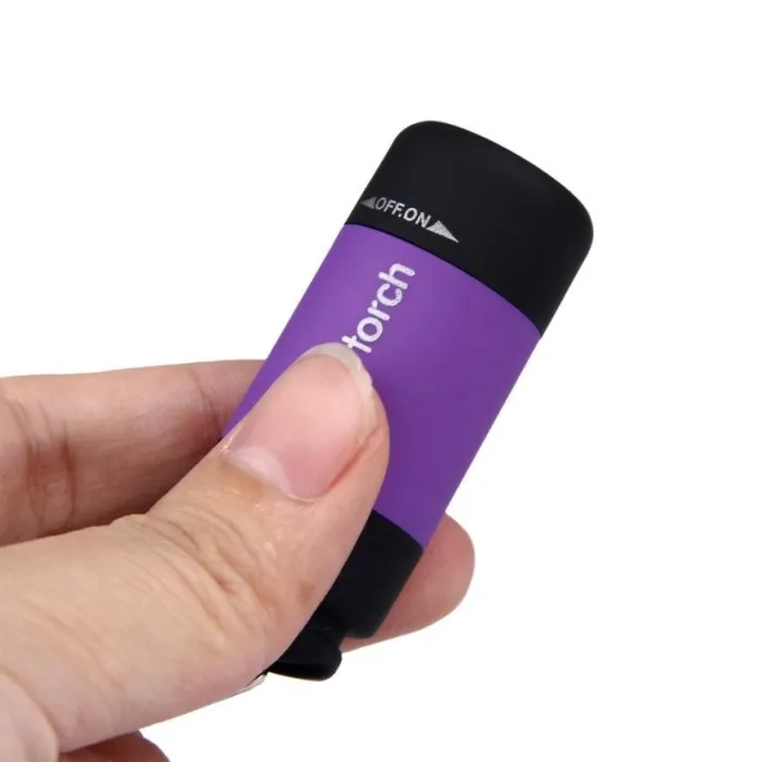 Mini 0.3W USB LED light torch with keychainTorches