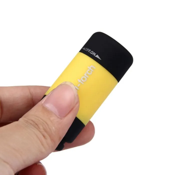 Mini Mini Tocha de luz LED de 0.3W USB com chaveiro