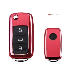 Car key cover case for Volkswagen VW Passat Golf Jetta Bora Polo Sagitar TiguanSleutels