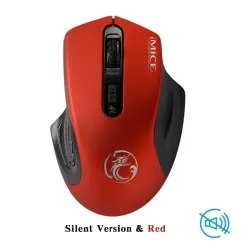 MouseRatón óptico inalámbrico 2.4GHz USB 3.0 2000DPI ajustable