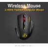 Trådlös optisk mus 2.4GHz USB 3.0 2000DPI justerbar