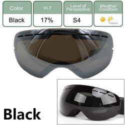 GafasSki - gafas de snowboard - Doble capa - Anti-Glare - Anti-fog