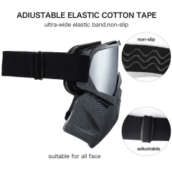 GafasEsquiar gafas de snowboard - máscara de cara completa