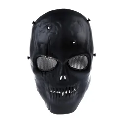 Airsoft - crânio - máscara de cara protetora completa