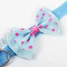 Justerbar pet krage med bowknot och bell