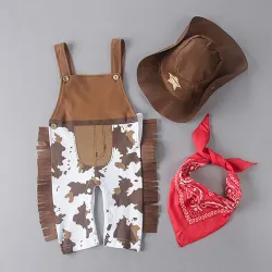 Cowboy - kostym för barn set 3 pcs