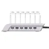 Universal USB Latausasema on 6 porttia ja 6 kaapelia 5V10.2A