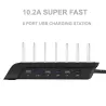 Universal USB Ladestation Stand mit 6 Port & 6 Kabeln 5V10.2A