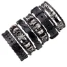 Multilayer leather punk bracelet - unisexBracelets